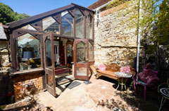 Christmas Cottage, Godshill, Isle of Wight. 17th Century cottage in the centre of village