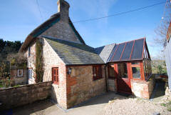 Self catering cottage on the edge of rural village, Locksgreen Dairy, Porchfield, Isle of Wight